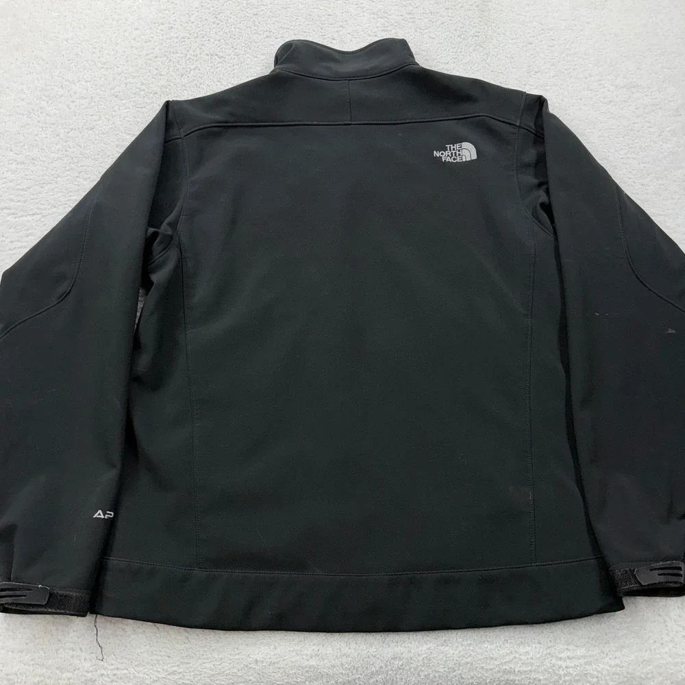 The North Face Apex Bionic‎ Softshell Jacket Mens Medium Black Windproof Fleece